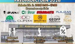 SPORTEX 2026: Předváděcí den a testování prutů v Uherském Brodě SPORTEX 2026: Předváděcí den a testování prutů v Uherském Brodě
