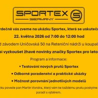 🎣 P�ij� si osahat novinky od Sportex na vlastn� ruce!