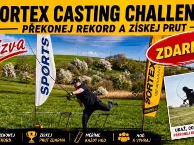 🏆 VÝZVA: Překonej rekord a získej prut Sportex zdarma! 🏆 VÝZVA: Překonej rekord a získej prut Sportex zdarma!