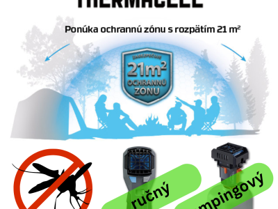 Chcete innou ochranu proti komrm? eenm je Thermacell