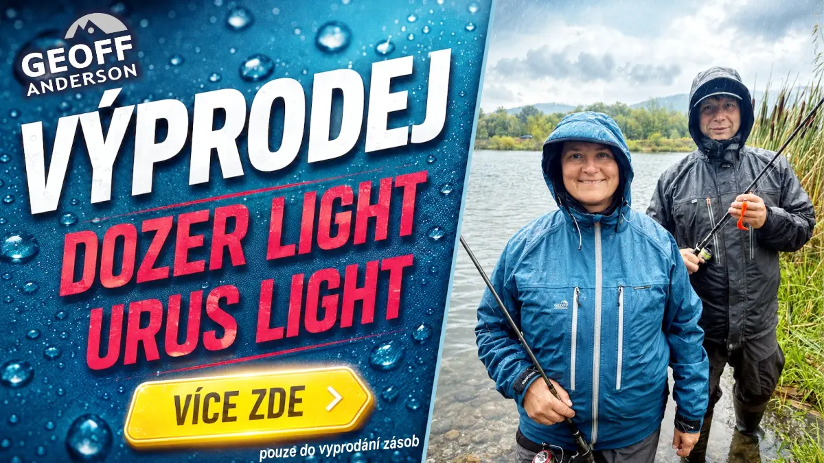 V�prodej ryb��sk�ho oble�en� Geoff Anderson Dozer Light a Urus Light