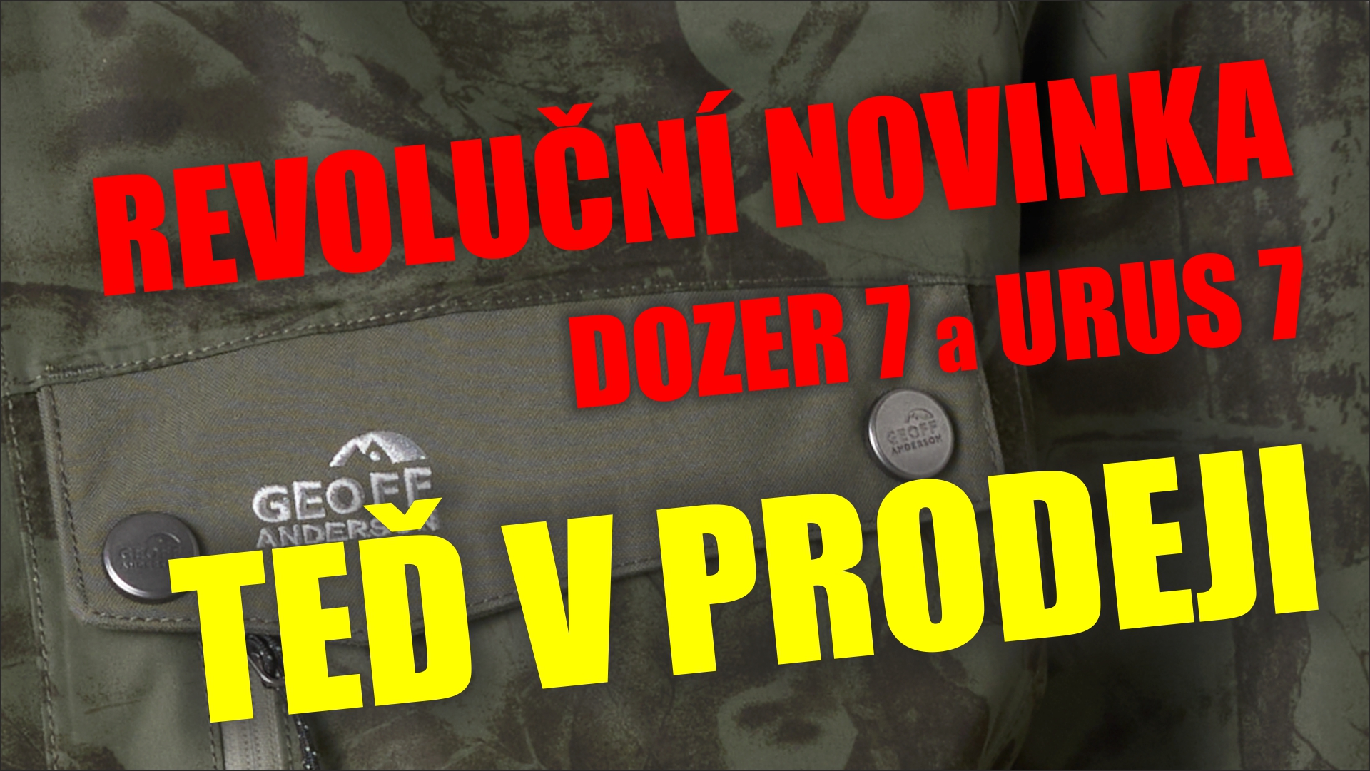 Novinka skladem Geoff Anderson Dozer 7 a URUS 7