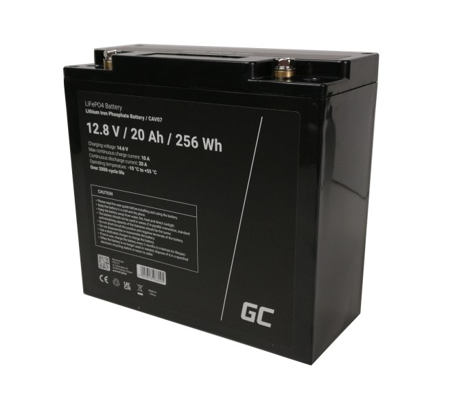 GC Ltiov akumultor LiFePO4 20Ah 12.8V