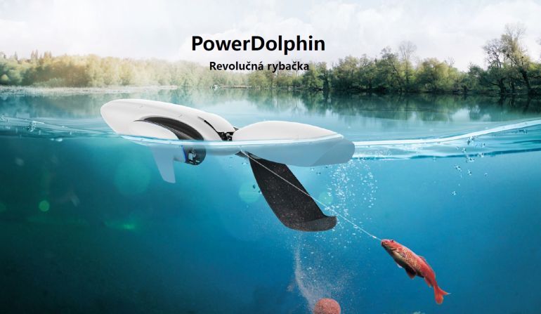 revolun rybaka s dronom PowerDolphin