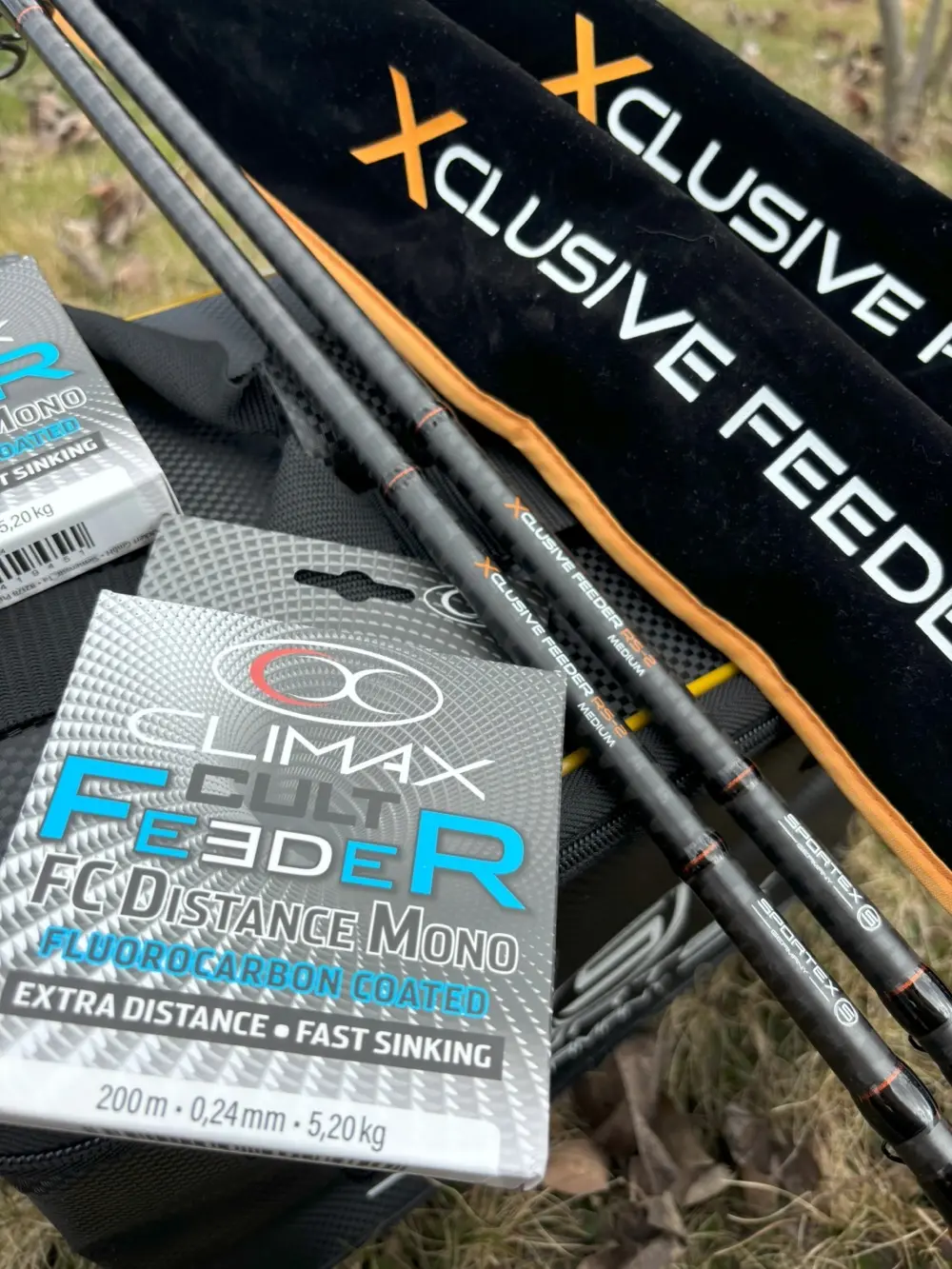 Hn�d� feederov� vlasec Climax Cult Feeder Distance Mono 200m
