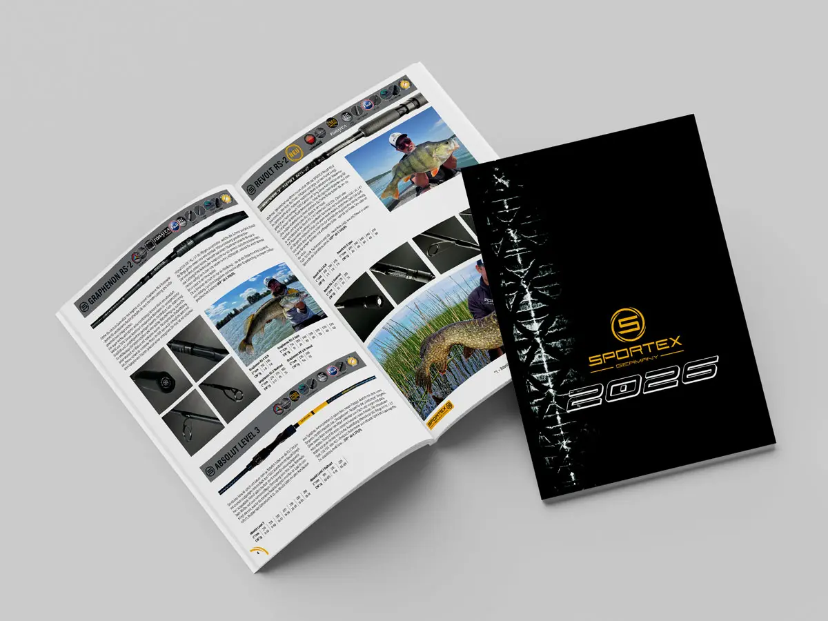 Katalog ryb��sk�ch prut� SPORTEX 2026 � novinky a technologie
