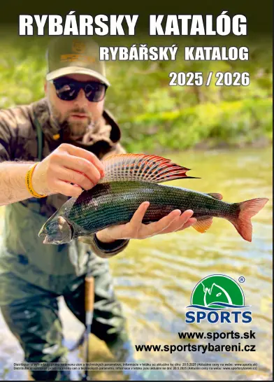 Stáhni si katalog SPORTS – Rybářský velkoobchod 2025/2026 v ( PDF 18 MB ) Kompletní rybářský katalog SPORTS 2025-2026