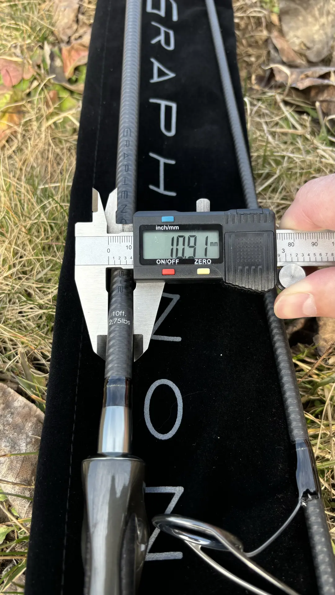 Extr�mn� �t�hl� blank prutu Sportex Graphenon CS-2 Boat p�i m��en� tlou��ky