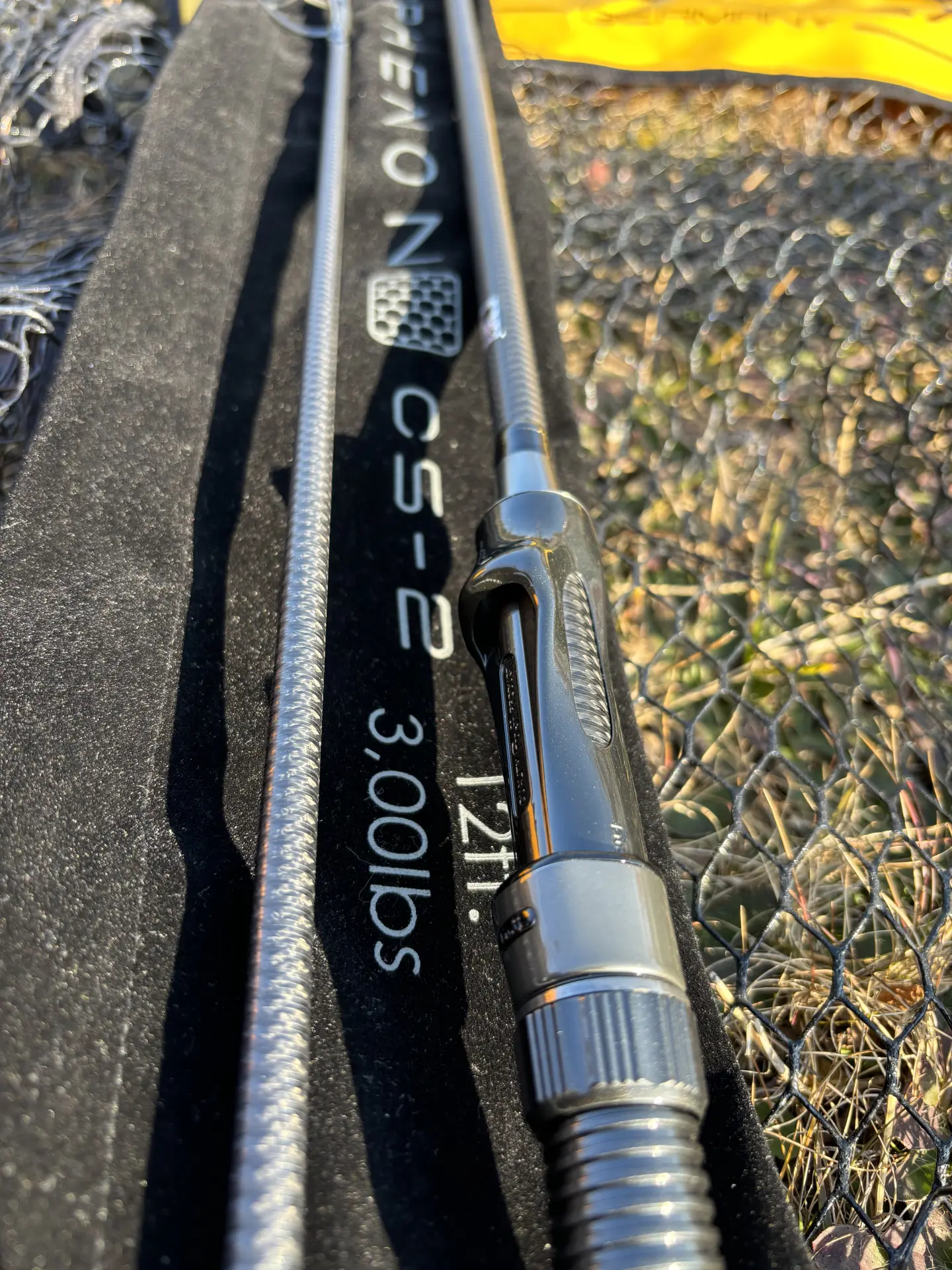 Detailn� pohled na Fuji TVS sedlo navij�ku prutu Sportex Graphenon CS-2