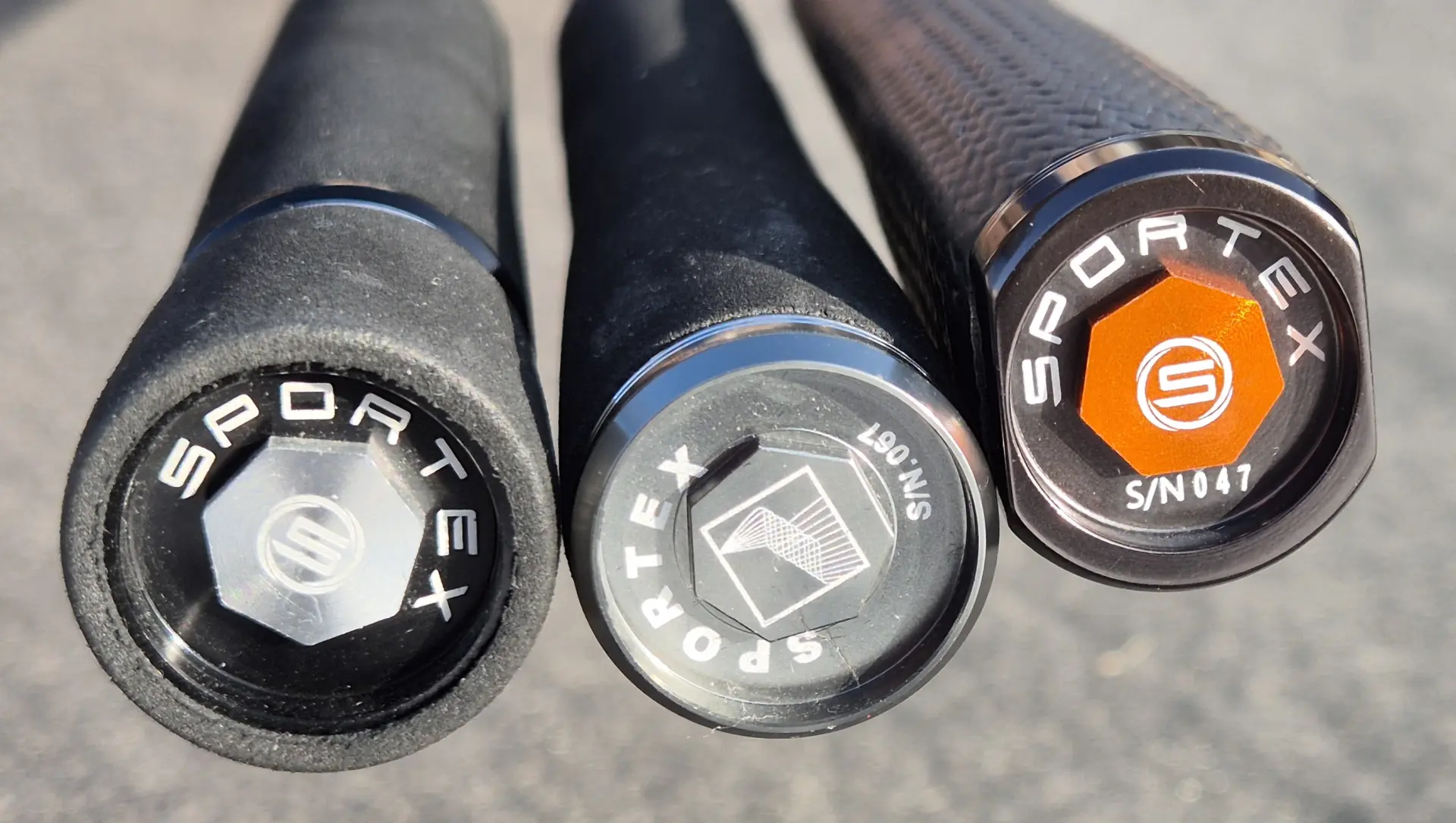 Detail sedmihrann�ho Heptacore blanku na prutech Sportex Revolt a Beyond