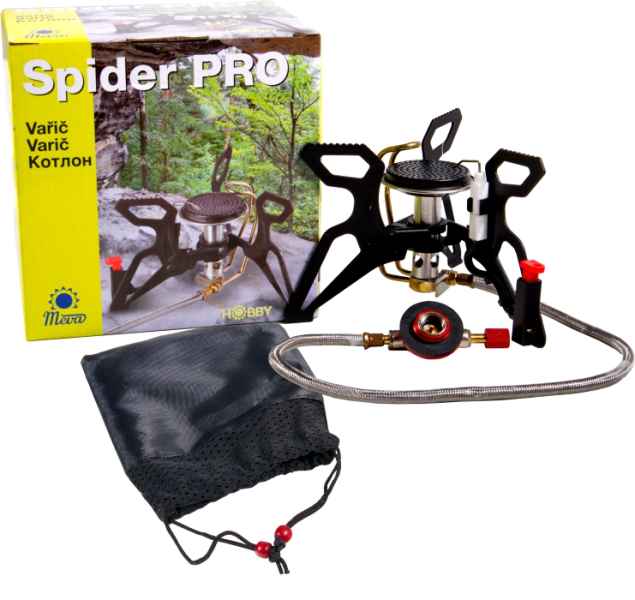 Rybářský skládací vařič SPIDER PRO piezo