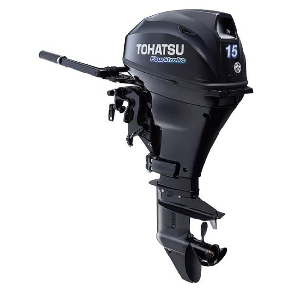 TOHATSU benz.lodní motor MFS 15D,kr.noha,r.start