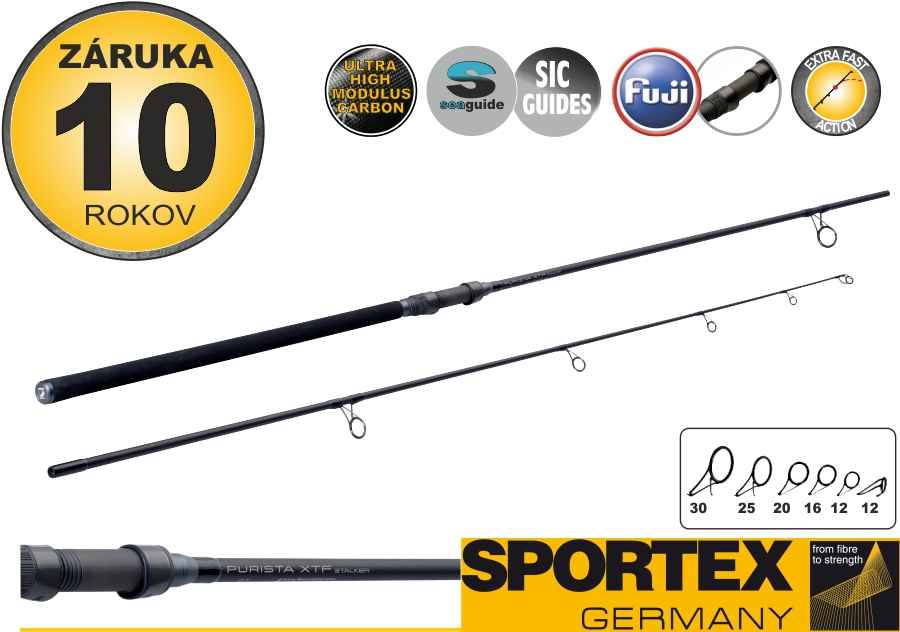 Kaprový prut Purista XTF Stalker 2-díl 300cm / 2,75lbs