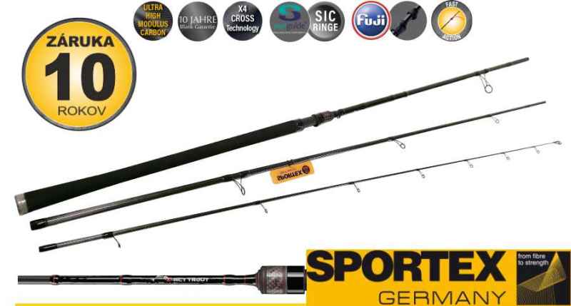 Přívlačové pruty SPORTEX X-Act Trout Spiro 8-20g/360cm