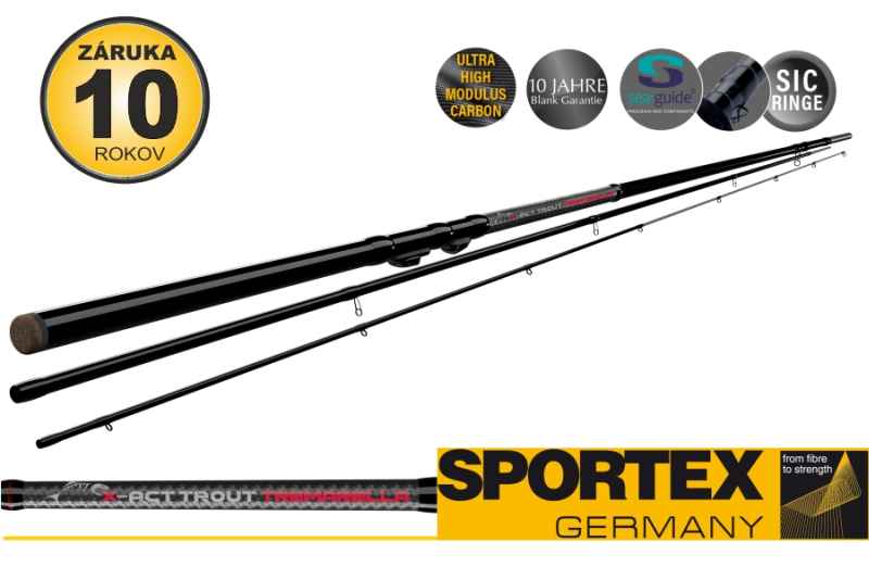 Rybářský prut Sportex X-Act Trout Tremarella 360cm / 2 - 8g