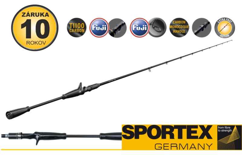 Přívlačový prut SPORTEX Nobun Special monopice 185cm / 12-48g baitcas