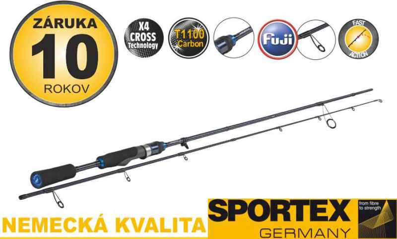 Přívlačový prut Magnific Finesse L 2díl 205cm 1,6-8g