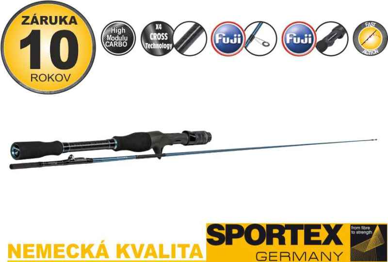 Přívlačové pruty SPORTEX Bassista Vertical Inliner