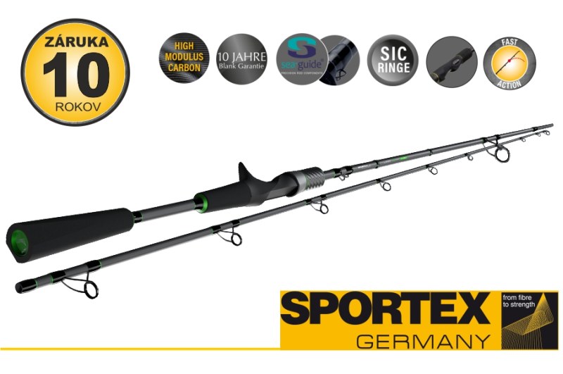Přívlačový prut Sportex JIG-Xpert Zander Baitcast 210cm / 8 - 29g