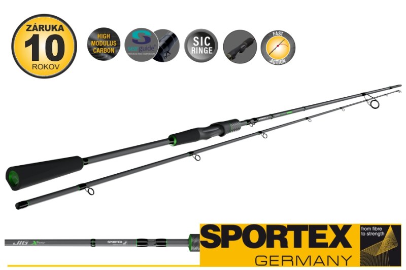 Přívlačový prut Sportex JIG-Xpert Hecht 255cm / 130 - 225g