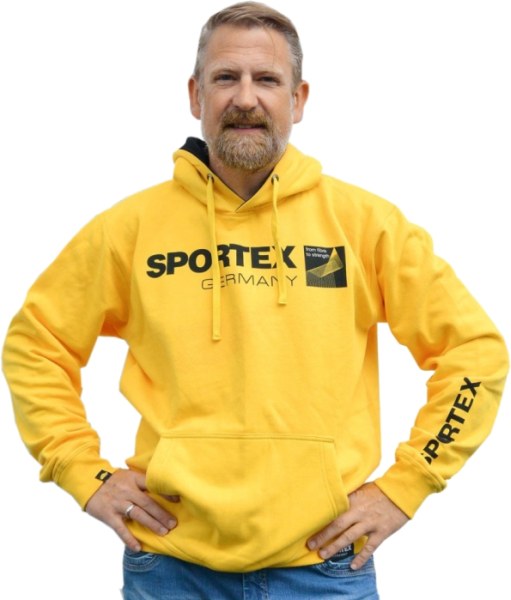 Sportex Mikina s kapucí - žlutá vel.L