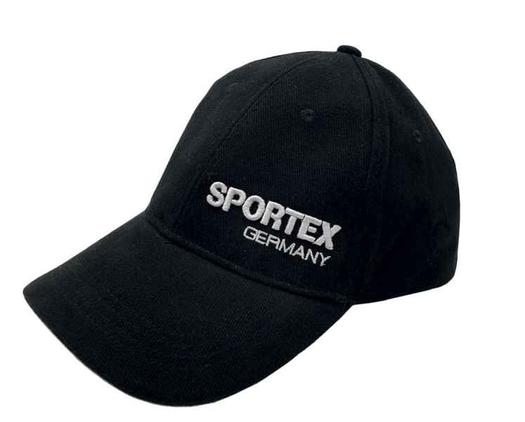 Kšiltovka SPORTEX s logem - černá 2020