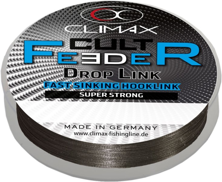 CLIMAX CULT Feeder Droplink potápěvá šňůra šedá 10m 0,12mm / 5,0kg