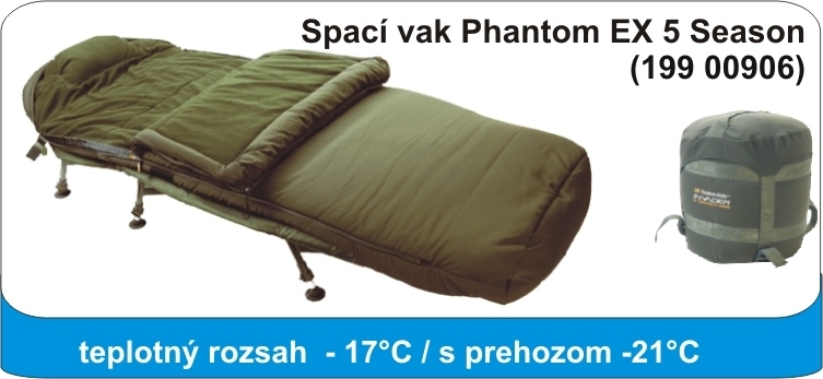 Spacák Phantom EX 5 season, 220x90cm / 4,85kg