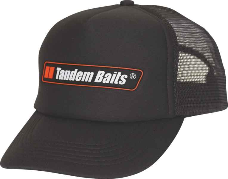 Kšiltovka síťová s logem Tandem Baits černá