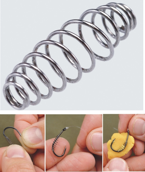 TANDEM Baits FC pružinka na háček - 10ks,velikost M / délka: 11mm