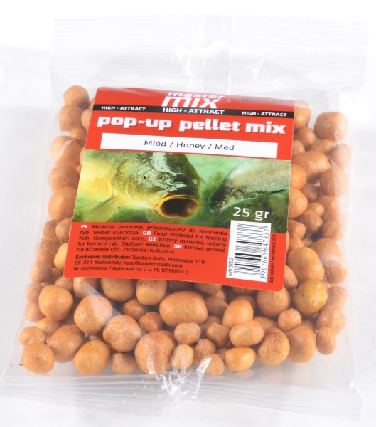 Master MIX Pop-up pellet 25 g,Jahoda