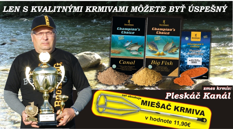 Akce - Směs krmiv na Cejn na rychle tekoucí vody