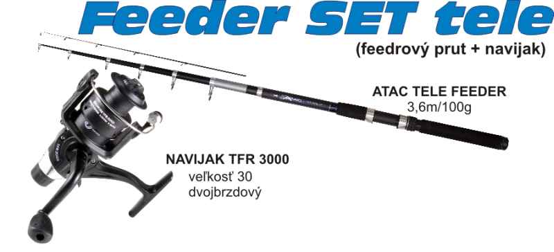 Akce Method Feeder - rybářský prut s navijákem