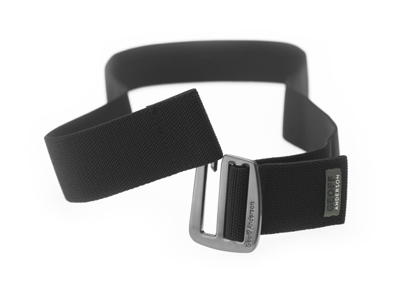 Elastický opasek BELT (metal+black) S/M