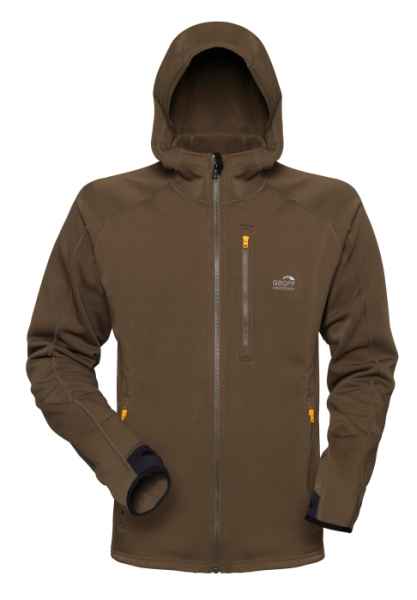 Geoff Anderson bunda z mikro fleece HOODY 3 zelená L