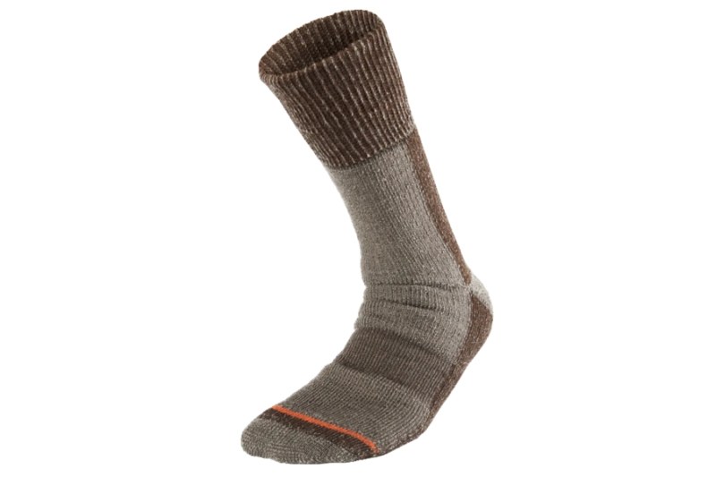 Merino ponožky Geoff Anderson Woolly sock hnědé 37-40