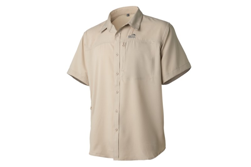 Košile s krátkým rukávem Ezmar Light khaki L