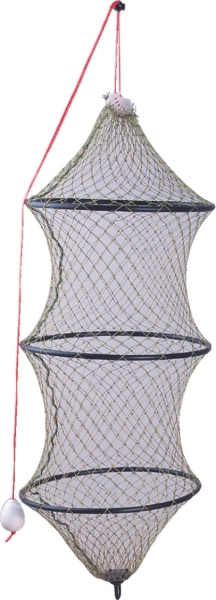 Vezírek na ryby 125cm/š.50cm - 3 kruhy