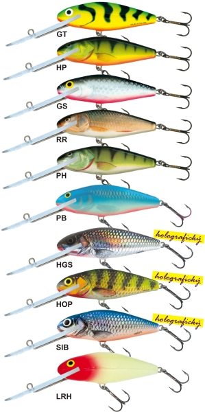 SALMO Wobler Perch PH12SDR barva PH