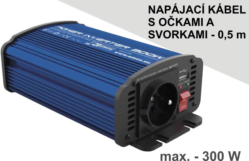 Měnič stejnosměrného napětí na střídavý prut - 300W