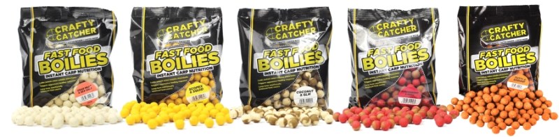 Boilies Crafty Catcher 15mm/500g Cream Seed & Mulberry