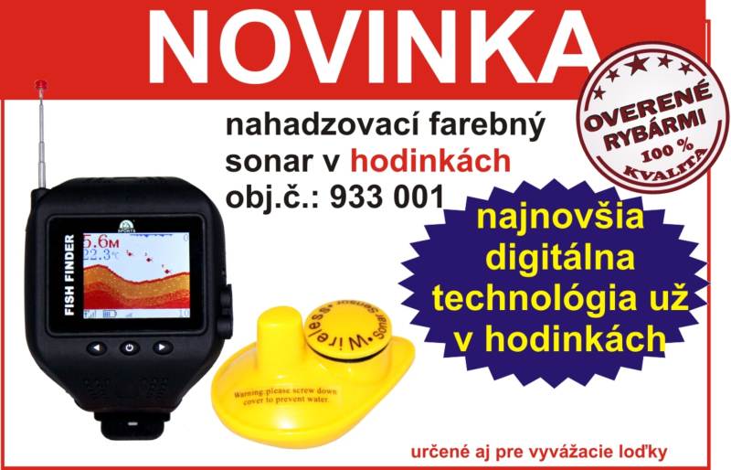 Sonar bezdrátový v hodinkách i pro vyvážecí loďky