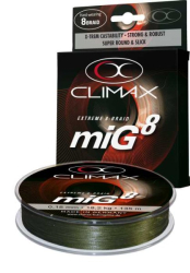 Climax šňůra 135m - miG 8 Braid Olive SB