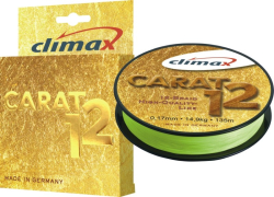 Přívlačová šňůra Climax Carat 12 Žlutá 135m