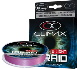 Pletená šňůra Climax iBraid U-Light fluo-fialová 135m