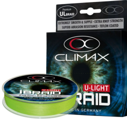 Pletená šňůra Climax iBraid U-Light neon-zelená 135m
