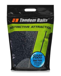 Chytac pelety Tandem Baits ern halibut 16mm/5kg