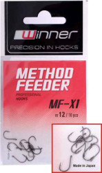 Hek - Matt Finish Method Feeder Hook Classic 10ks