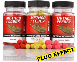 Method/Feeder-Fluo Pop Up Micro Boilies - 8mm/35g