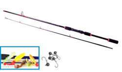 SPORTS Spinning set 1+10 (prut 1,8m+ 5ks relax nstrah+jigy)